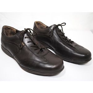 Mephisto Air Relax Dark Brown Leather Sneakers 9.5